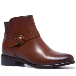 Trisette Tan Leather Ankle Boots<Carl Scarpa Sale