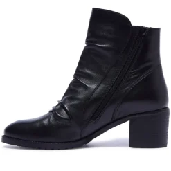 Trizeppe Black Leather Ankle Boots<Carl Scarpa Discount