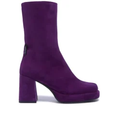 Tropea Purple Suede Ankle Boots<Carl Scarpa Sale