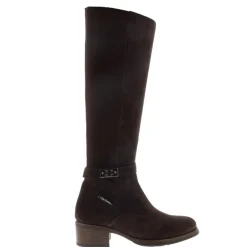 Tucci Brown Suede Chunky Knee High Boots<Carl Scarpa New