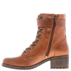 Turner Tan Leather Lace Up Ankle Boots<Carl Scarpa Outlet