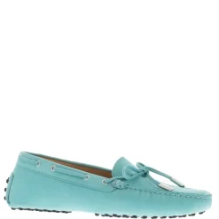 Venerdi Turquoise Nubuck Suede Loafers<Carl Scarpa Discount