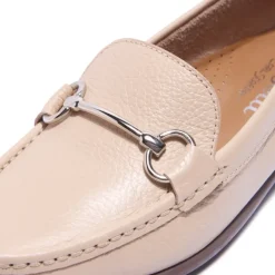 Veroso Beige Leather Loafers<Carl Scarpa Hot