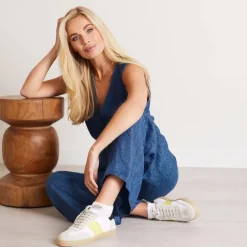 Zest White-Neon Leather Trainers<Carl Scarpa Sale